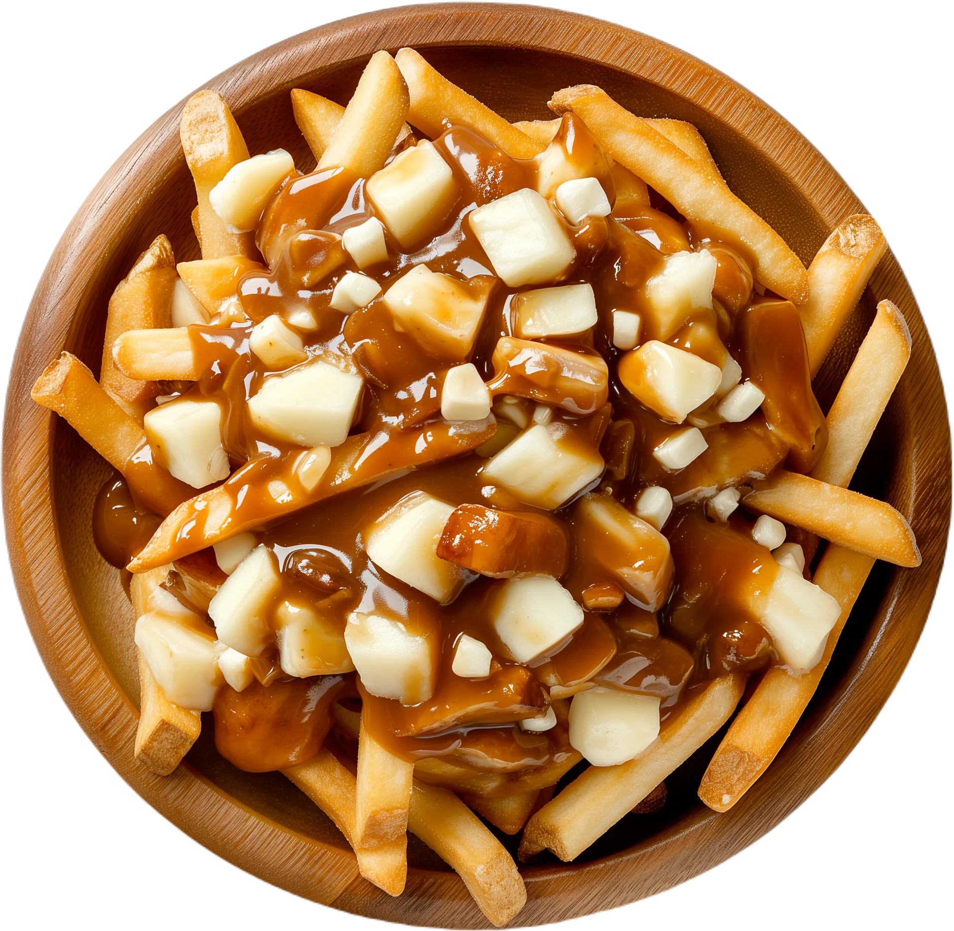 Original poutine with cheese curds and gravy